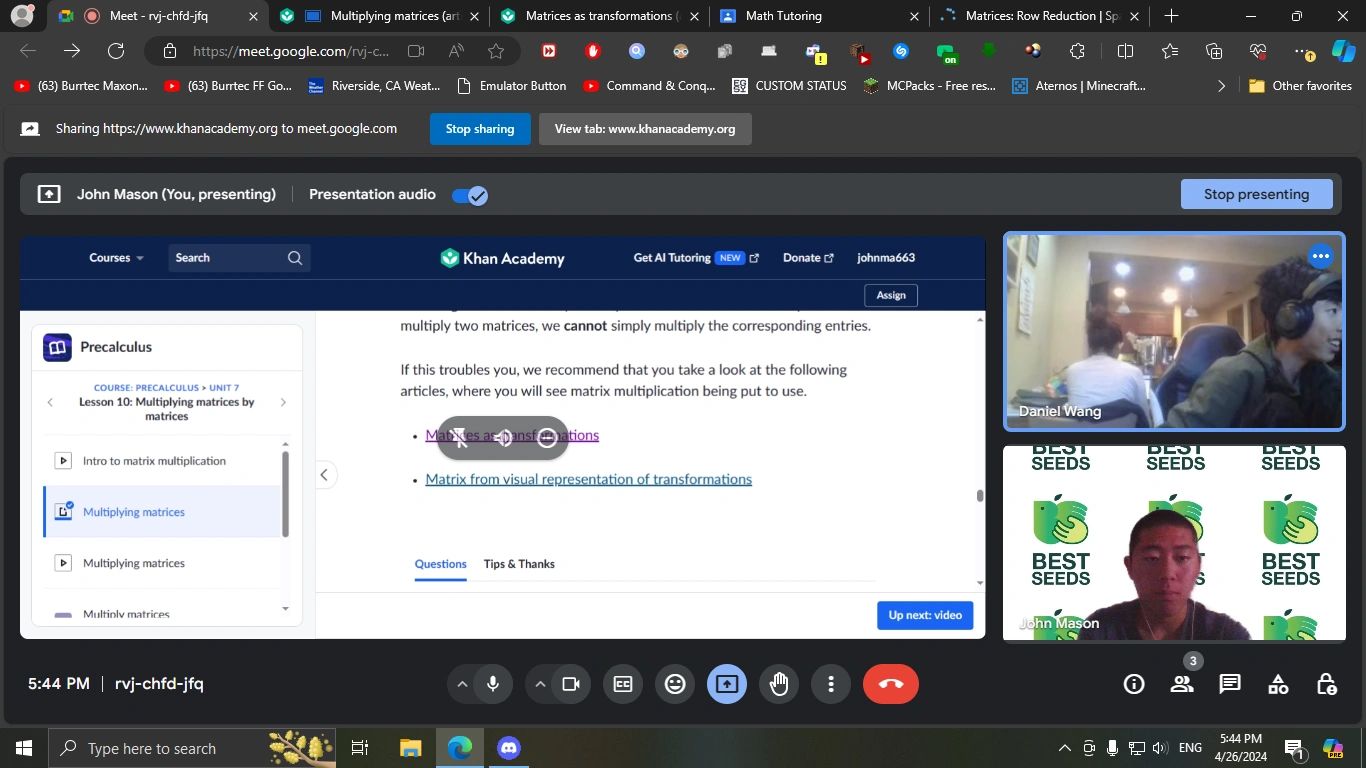 Math Tutoring with John Mason