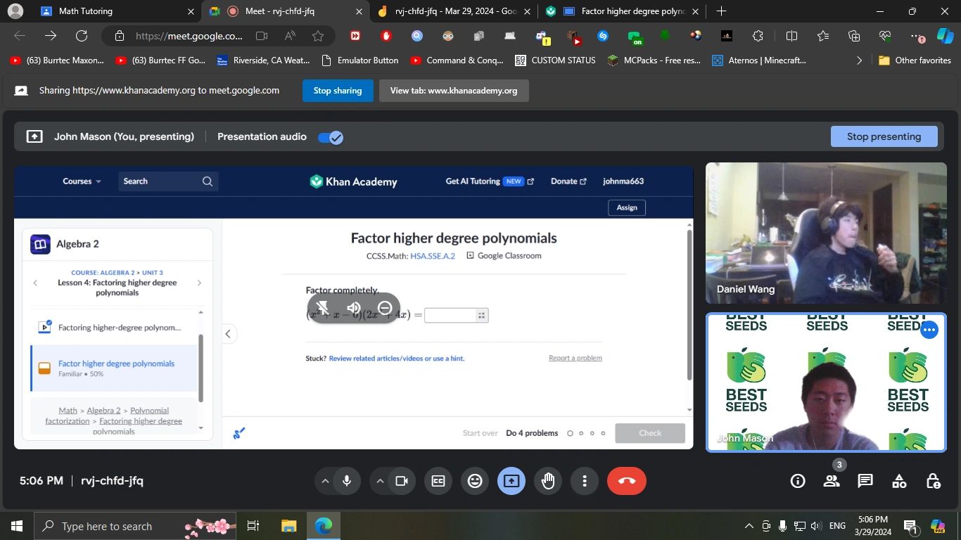 Math Tutoring with John Mason
