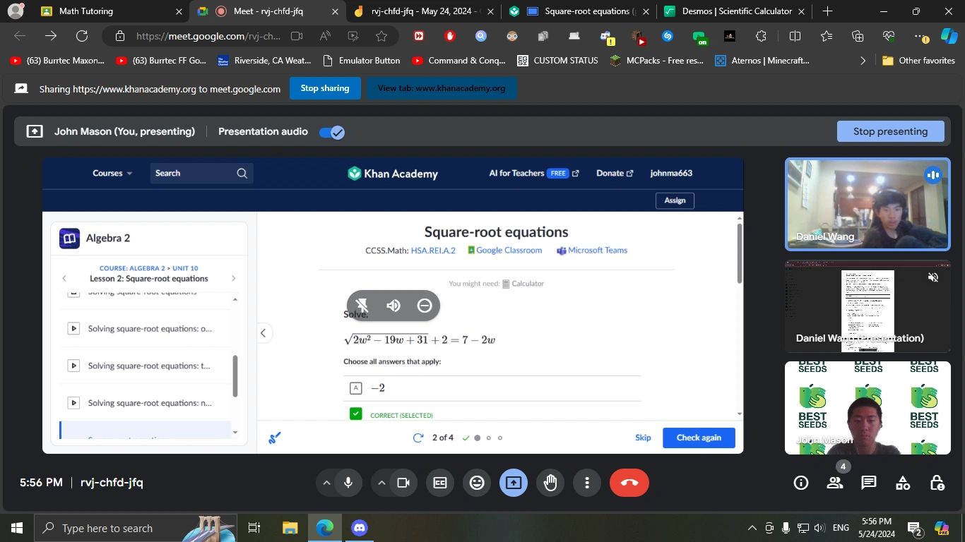 Math Tutoring with John Mason