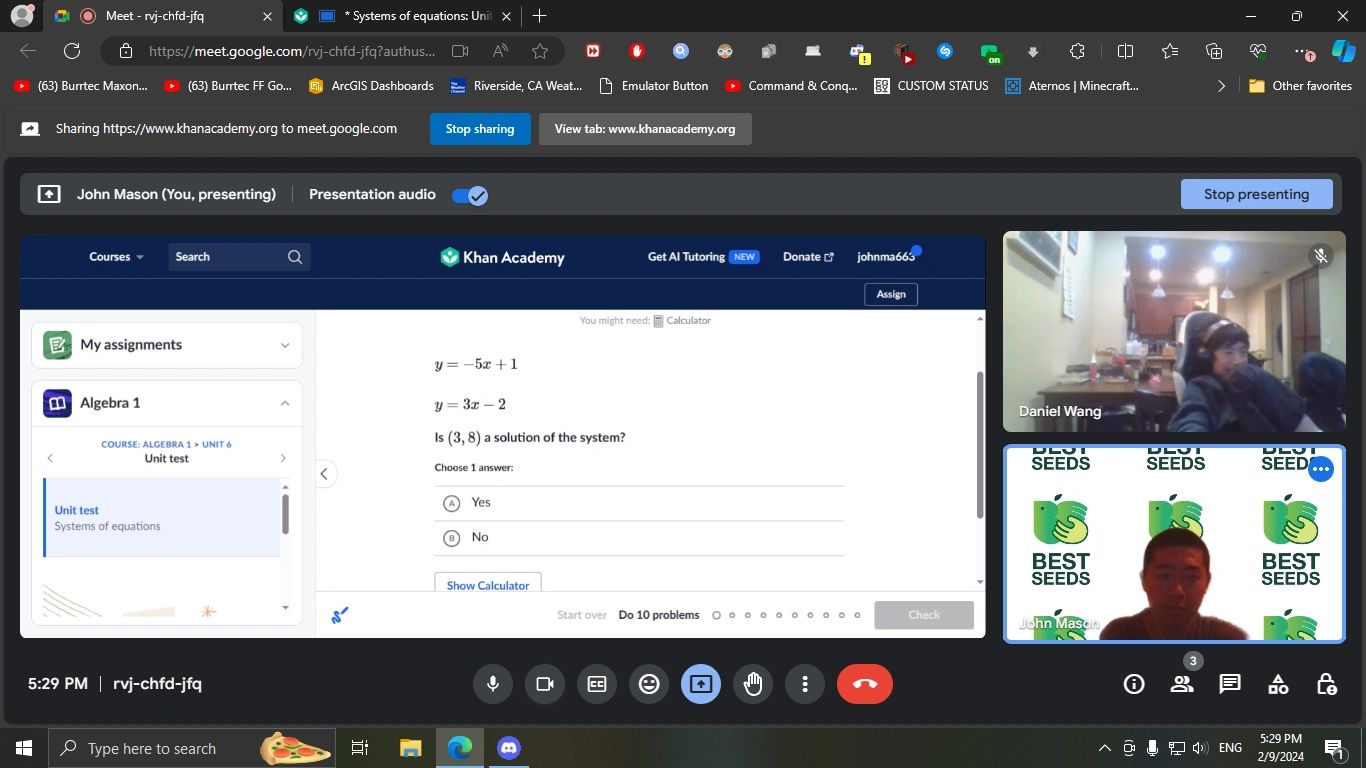 Math Tutoring with John Mason 2/9/24