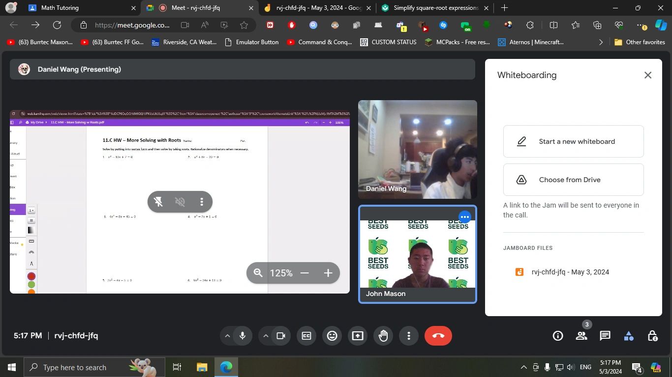Math Tutoring with John Mason